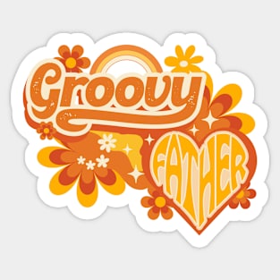 Groovy Father Sticker